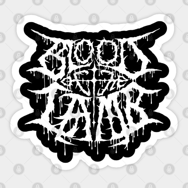 Blood of the Lamb (White) Sticker by JMKohrs